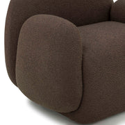 TOV Furniture Marius accent chair with plush fabric upholstery and sleek armrest design, perfect for modern living rooms.