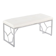 Lumi Source Constellation contemporary upholstered bench with sleek design and cushioned seat, ideal for modern interior decor.