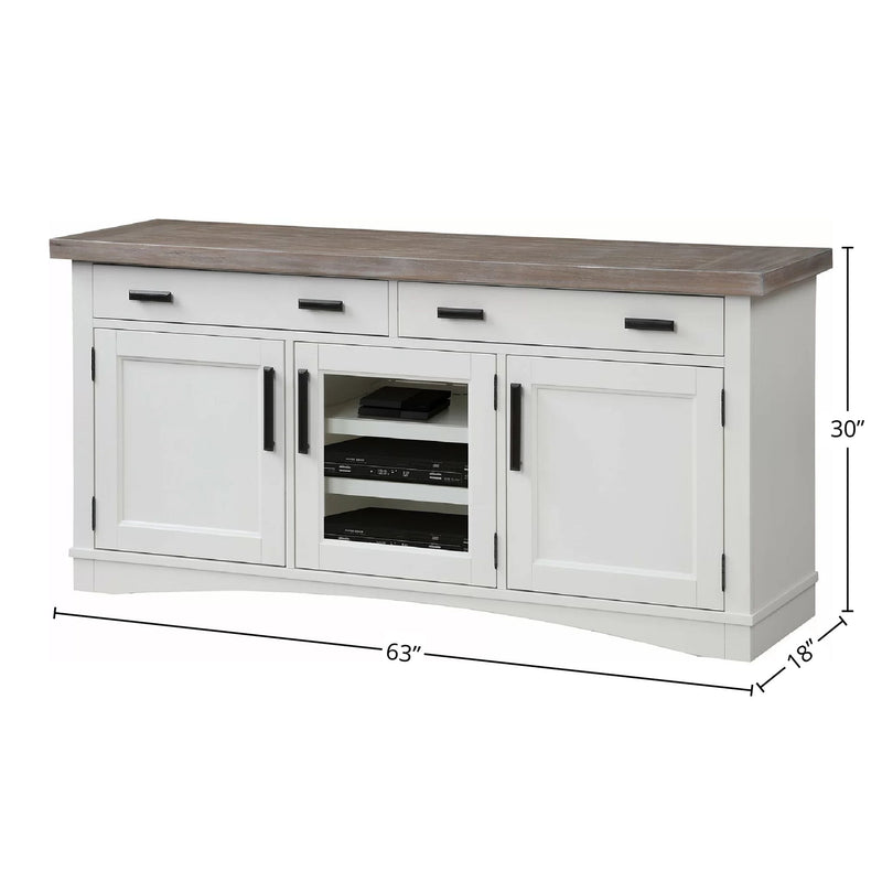 Americana Modern - TV Console (63") - R&R Furniture Gallery (Fountain Valley, CA)