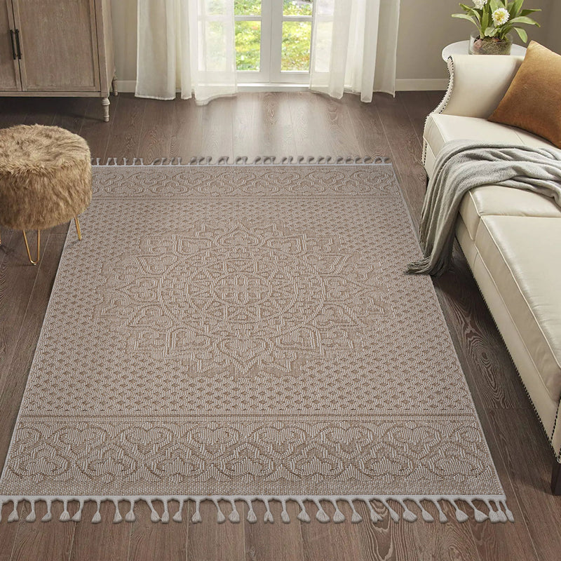 Guros - Medallion Indoor / Outdoor Rug - R&R Furniture Gallery (Fountain Valley, CA)