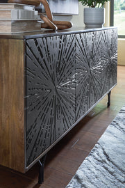 Lavinmont - Accent Cabinet - Multi Brown - R&R Furniture Gallery (Fountain Valley, CA)