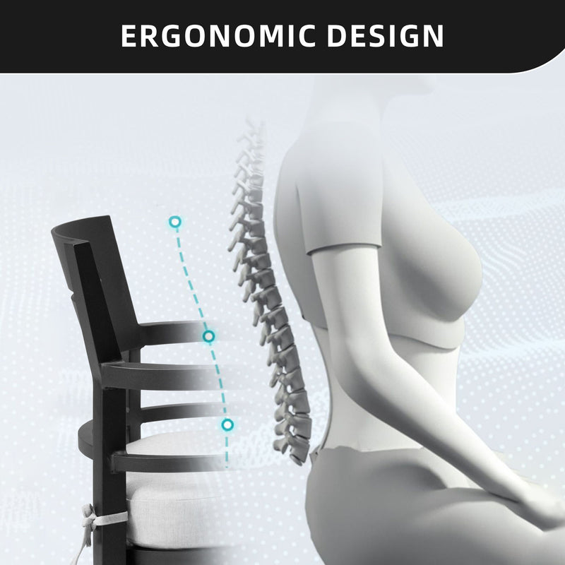 Modern Outdoor Patio Dining Set With Table And Chairs With Sunbrella Cushions - R&R Furniture Gallery (Fountain Valley, CA)