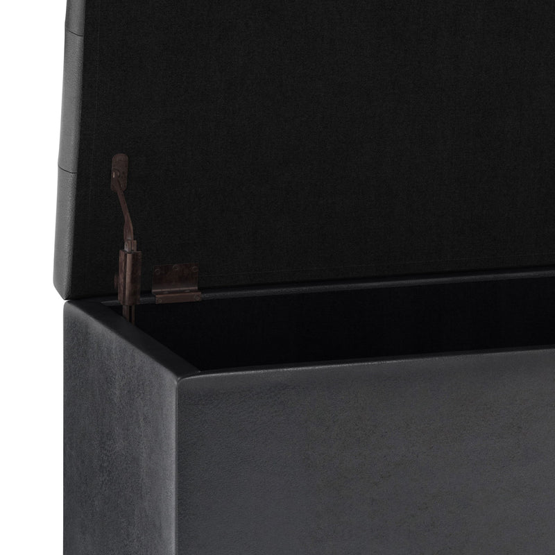 Cosmopolitan - Upholstered Storage Ottoman - R&R Furniture Gallery (Fountain Valley, CA)