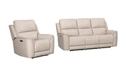 Parker Living Easton Zero Gravity Power Reclining 3-piece sofa set with plush cushions and modern design in a living room setting.