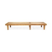 Nadine - Stylish Chaise Lounge Chair - Teak - R&R Furniture Gallery (Fountain Valley, CA)