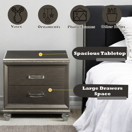 Sadie - Nightstand - R&R Furniture Gallery (Fountain Valley, CA)