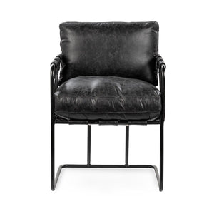 Strapling - Leather Dining Chair - R&R Furniture Gallery (Fountain Valley, CA)