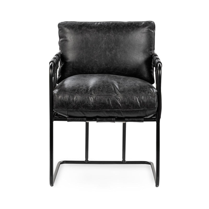 Strapling - Leather Dining Chair - R&R Furniture Gallery (Fountain Valley, CA)