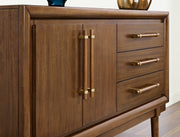 Lyncott - Dining Room Server - Brown - R&R Furniture Gallery (Fountain Valley, CA)