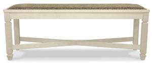 Bolanburg - Large UPH Dining Room Bench - Beige - R&R Furniture Gallery (Fountain Valley, CA)