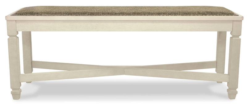 Bolanburg - Large UPH Dining Room Bench - Beige - R&R Furniture Gallery (Fountain Valley, CA)