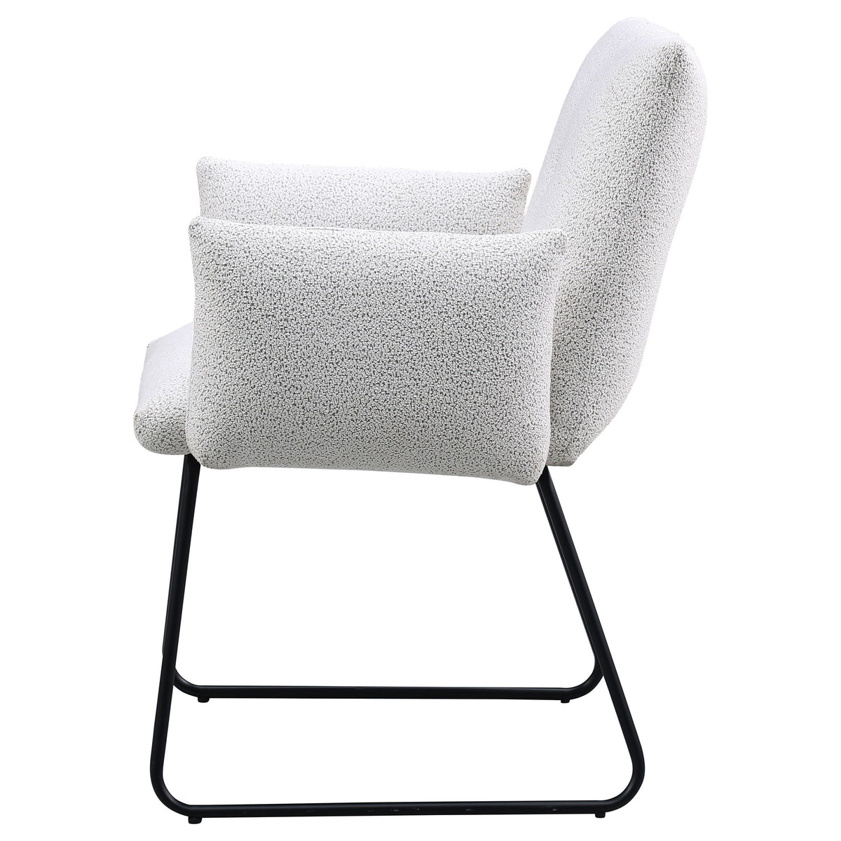Donica - Upholstered Dining Arm Chair (Set of 2) - Light Gray