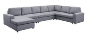 Hayden - 7 Seat Reversible Modular Sectional Sofa Chaise - R&R Furniture Gallery (Fountain Valley, CA)