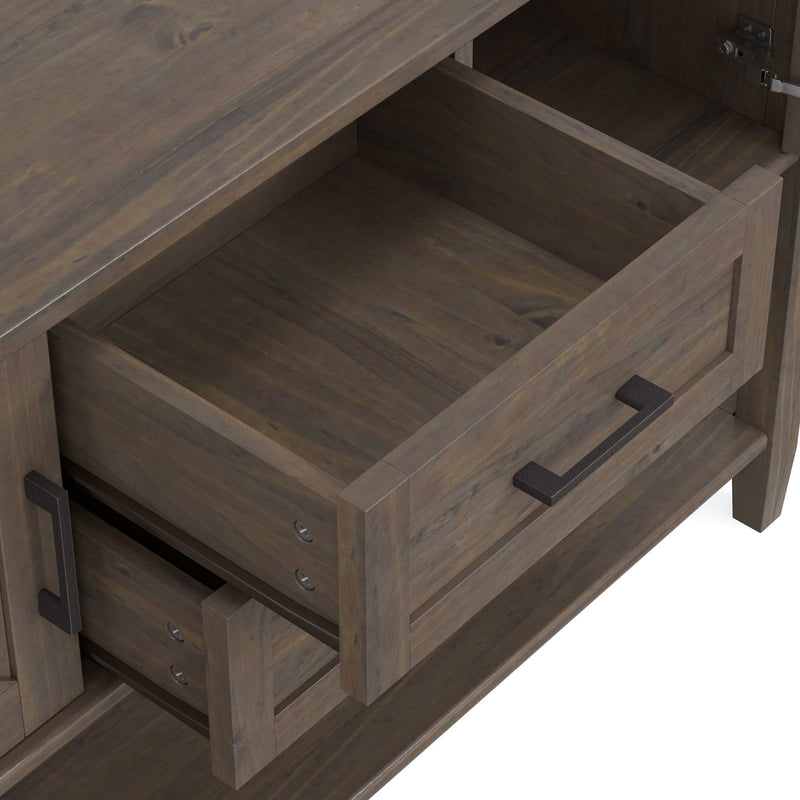 Ela - Console Table - Smoky Brown - R&R Furniture Gallery (Fountain Valley, CA)