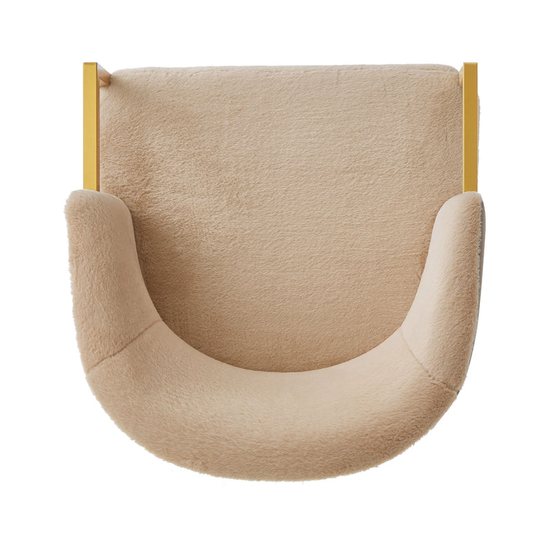 Upholstered Reading Accent Armchair For Living Room