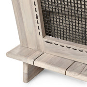 Livia - Teak 3 Piece Outdoor Sectional - Taupe - R&R Furniture Gallery (Fountain Valley, CA)