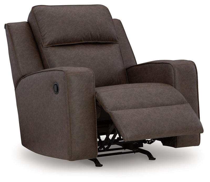 Lavenhorne - Rocker Recliner - Granite - R&R Furniture Gallery (Fountain Valley, CA)