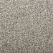 Gray upholstered Uttermost Bramwell counter stool with gold-finished legs, designed for 24-27 inch counter heights.