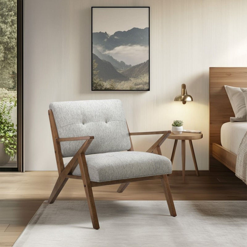 Rocket - Lounge Chair - Light Gray - R&R Furniture Gallery (Fountain Valley, CA)