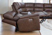 Bleckley - Reclining Sectional - R&R Furniture Gallery (Fountain Valley, CA)