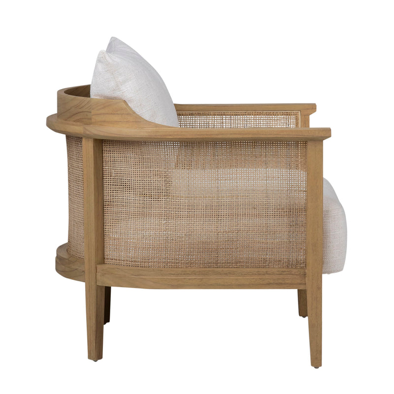 Miera - Occasional Chair - Natural And Off White