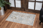 Noble - 5'3" X 7'3" Area Rug Polyester - Ivory - R&R Furniture Gallery (Fountain Valley, CA)
