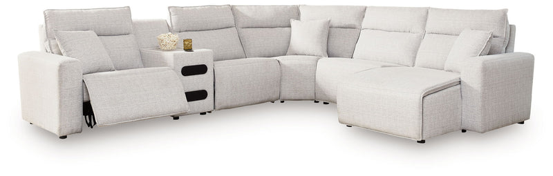 Modmax II - Reclining Sectional - Stone - R&R Furniture Gallery (Fountain Valley, CA)