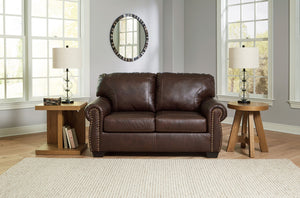 Colleton - Loveseat - Dark Brown - R&R Furniture Gallery (Fountain Valley, CA)