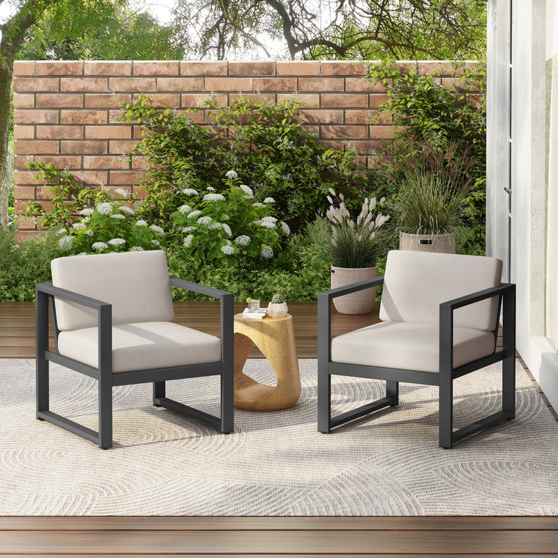 Navan - Outdoor Patio Club Chair - R&R Furniture Gallery (Fountain Valley, CA)