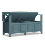 Amherst - Compact Entryway Storage Bench - R&R Furniture Gallery (Fountain Valley, CA)