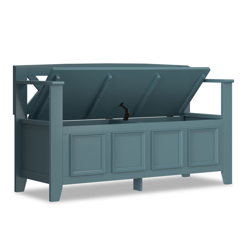 Amherst - Compact Entryway Storage Bench - R&R Furniture Gallery (Fountain Valley, CA)
