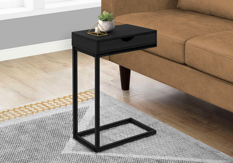 Accent Table, C - Shaped Contemporary Elegant Desig - R&R Furniture Gallery (Fountain Valley, CA)
