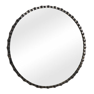 Grander - Round Mirror - Black / Gray