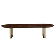 Houston - Oval Dining Table - Walnut - R&R Furniture Gallery (Fountain Valley, CA)