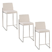 Lumi Source Fuji contemporary high back counter stool with functional design, featuring a sleek modern look and comfortable seating.