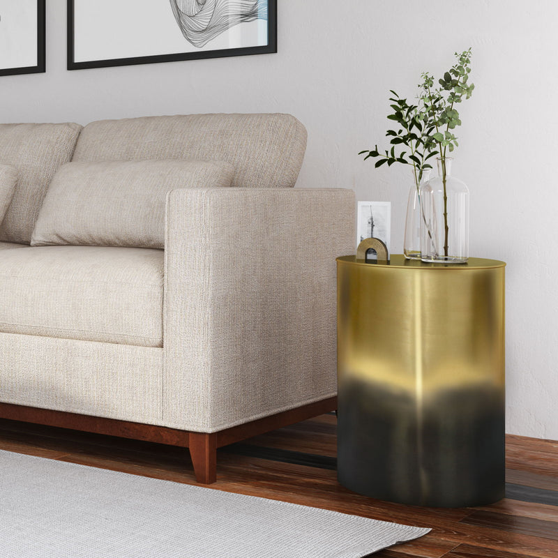Curtis - Ombre Metal Cylinder Accent Table - R&R Furniture Gallery (Fountain Valley, CA)