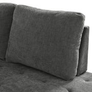 L Shaped Couch With Pull Out Bed And Storage Sectional Sleeper Sofa With Hidden Storage, Wide Armrest With Storage, For Living Room, Apartment, Bedroom, Office - R&R Furniture Gallery (Fountain Valley, CA)