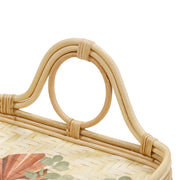 Corey - Floral Bamboo Tray - Multi - R&R Furniture Gallery (Fountain Valley, CA)