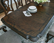 Maylee - Dining Extension Table - Dark Brown - R&R Furniture Gallery (Fountain Valley, CA)
