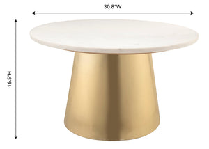 Bleeker - Marble Table - R&R Furniture Gallery (Fountain Valley, CA)