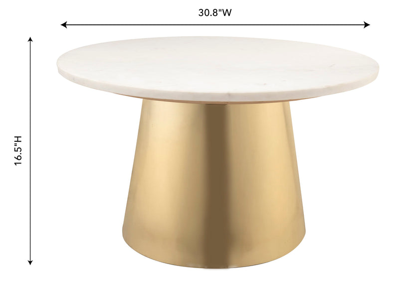 Bleeker - Marble Table - R&R Furniture Gallery (Fountain Valley, CA)