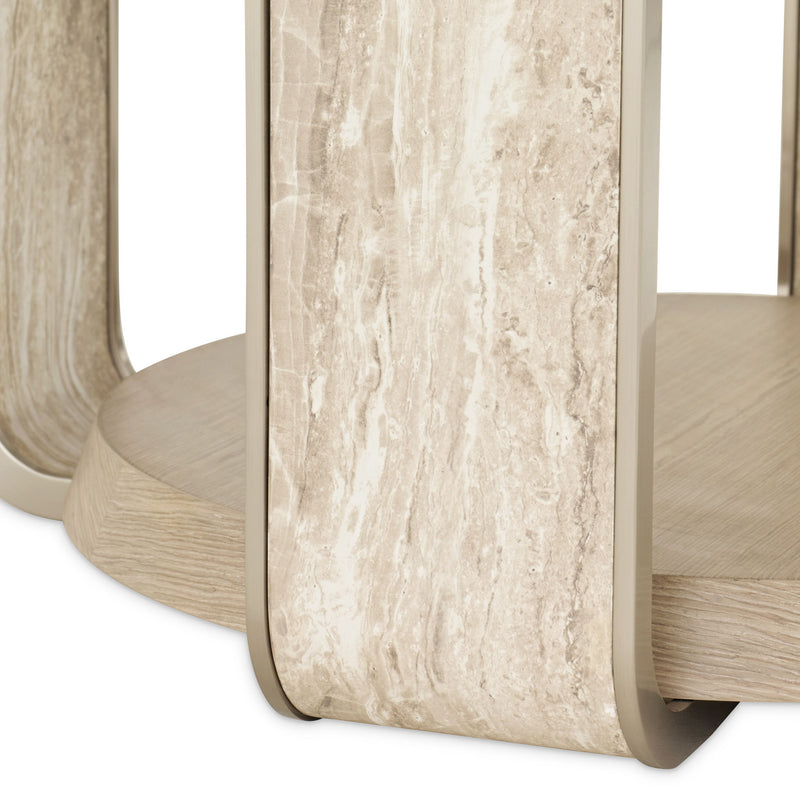 Lotus Bay - 60" Round Dining Table - Sand - R&R Furniture Gallery (Fountain Valley, CA)