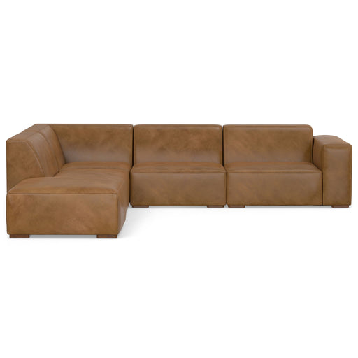 Rex - Handcrafted Sectional Sofa And Ottoman - R&R Furniture Gallery (Fountain Valley, CA)
