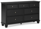 Lanolee - Dresser - Black - R&R Furniture Gallery (Fountain Valley, CA)