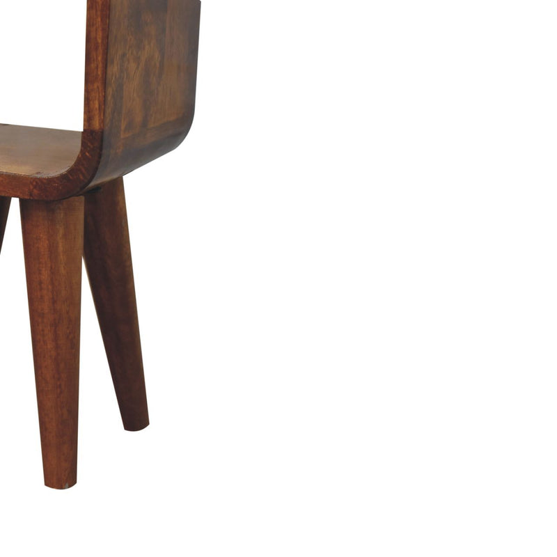 Minimalist Open Curved Nightstand - R&R Furniture Gallery (Fountain Valley, CA)