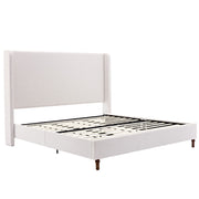 Harper - Tall Headboard Upholstered Bed / High Headboard / Elegant Simplicity / No Box Spring Needed - R&R Furniture Gallery (Fountain Valley, CA)