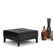 Dover - Multifunctional Lift Top Coffee Table Storage Ottoman - R&R Furniture Gallery (Fountain Valley, CA)