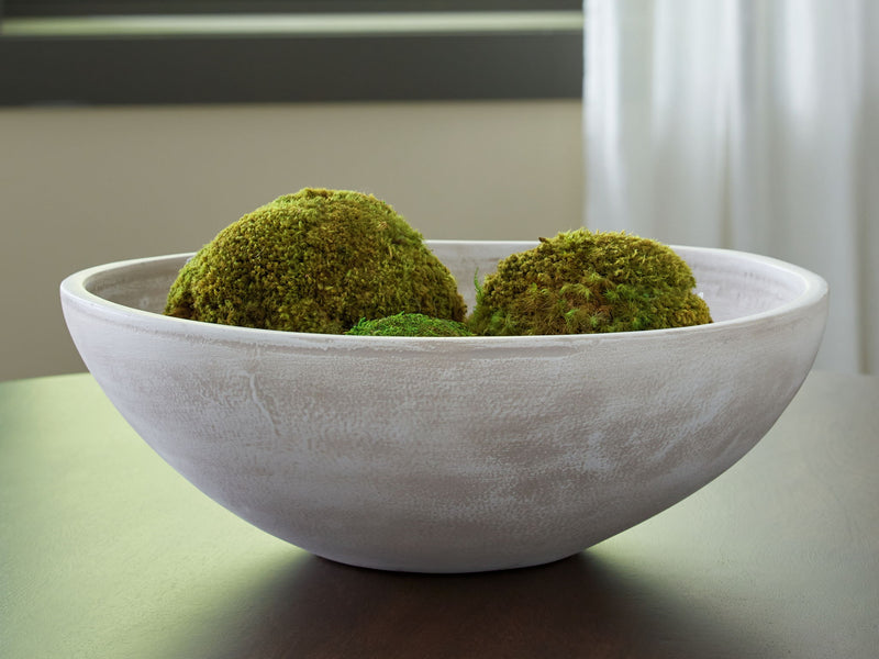 Signature Design by Ashley Meadie bowl from Plates & Bowls collection, featuring a stylish, ceramic design with a smooth finish.
