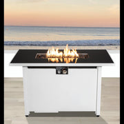Rectangular Fire Pit With Frame Elegant Design - R&R Furniture Gallery (Fountain Valley, CA)