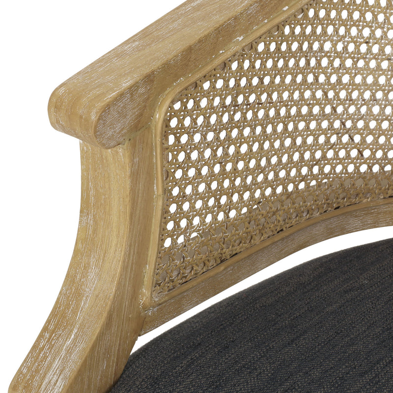 Curved Backrest Accent Chair - R&R Furniture Gallery (Fountain Valley, CA)